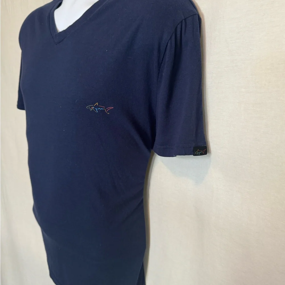 H-3 Men’s Greg‎ Norman Blue Pullover Short Sleeve Tee Shirt Size XL